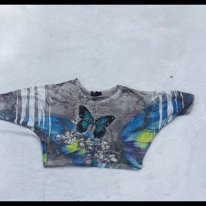 Butterfly Crop Top